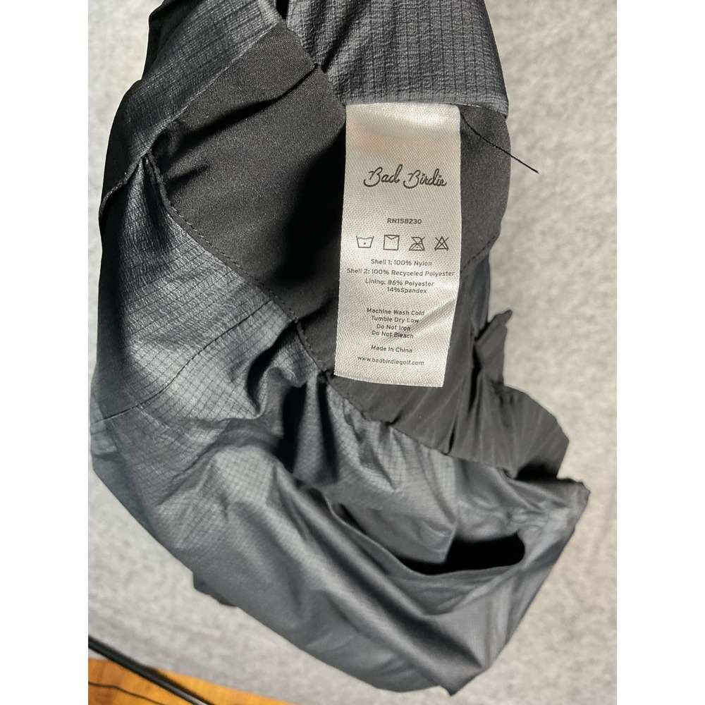 Bad Birdie BadElements Men's Golf Rain Pants XX-Large Waterproof Windproof Black - Picture 8 of 8
